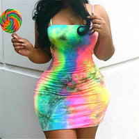 Trendy Sexy Women dress Sleeveless strap Geometry off shoulder Bodycon Evening Polyester Mini Dresses one pieces