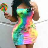 Trendy Sexy Women dress Sleeveless strap Geometry off shoulder Bodycon Evening Polyester Mini Dresses one pieces