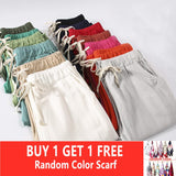 Cargo/baggy Pants Women Summer Women's Pants Linen Sweatpants Casual Harem Sports Pants For Women Trousers