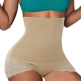 New Fashion Chic Solid Waist Trainer Lace Flower Women c Butt Lift Panties Seamless Tummy Control Corset