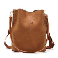 YBYT retro nubuck women leather handbags crossbody bags for women large capacity vintage shoulder shopping bag torebki damskie