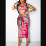 Women Ladies Boho Print Maxi Dress Evening Party Beach Bodycon Dresses Sundress Plus Size S-XXL