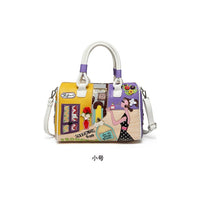 Luxury Women Pu Leather Handbag Fashion Large Capacity Female Shoulder Bags High Quality Ladies Boston Crossbody Bag Casual Tote
