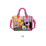 Luxury Women Pu Leather Handbag Fashion Large Capacity Female Shoulder Bags High Quality Ladies Boston Crossbody Bag Casual Tote