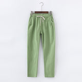 Cargo/baggy Pants Women Summer Women's Pants Linen Sweatpants Casual Harem Sports Pants For Women Trousers