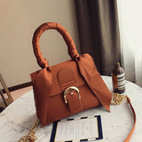 Luxury Bowknot Messenger Bags Women Chains Flap Bag Ladies Fashion Solid Color Shoulder Bags Female Designer Black Handbags