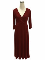 High Quality Robe Summer 2020 Women Vintage Dress Sexy V-neck Maxi Dress Big Swing Elegant Party Dress Plus Size Women Clothing