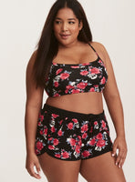 Bikini Set Large Cup Swimwear Women Retro Halter Neck Cross Swimming Suit High Waist Big Size Swimsuit Biquini Plus Size XL-4XL