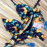 2020 New Sexy Leopard Print Swimsuit Women One Shoulder Bikini Set Bandage Mujer Summer Brazilian Bikini Two Piece Swimming Suit