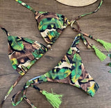 2020 New Sexy Leopard Print Swimsuit Women One Shoulder Bikini Set Bandage Mujer Summer Brazilian Bikini Two Piece Swimming Suit