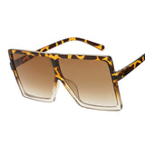 Oversized Shades Women Sunglasses Black Fashion Square Glasses Big Frame Vintage Retro Glasses Female Unisex Oculos Feminino
