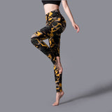 CHSDCSI Summer styles Sexy Legging Elastic High Waist Legging Fashion Women Print Fitness Legging Push Up Pants Drop Shipping