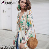 Bali Island Hand Woven Bag Round Bag buckle Rattan  Straw Bags Satchel Wind Bohemia Beach Circle Bag