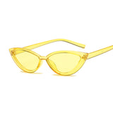 New Vintage Black Cat Eye Sunglasses Women Fashion Brand Designer Mirror Small Frame Cateye Sun Glasses For Female Shades UV400