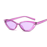 New Vintage Black Cat Eye Sunglasses Women Fashion Brand Designer Mirror Small Frame Cateye Sun Glasses For Female Shades UV400