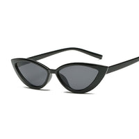 New Vintage Black Cat Eye Sunglasses Women Fashion Brand Designer Mirror Small Frame Cateye Sun Glasses For Female Shades UV400