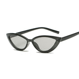 New Vintage Black Cat Eye Sunglasses Women Fashion Brand Designer Mirror Small Frame Cateye Sun Glasses For Female Shades UV400