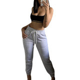Brand New Women Casual Fashion High Waist Hip Hop Dance Sport Running Jogging Harem Pants Sweatpants Jogger Baggy Trousers