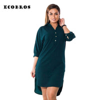 Big size 6XL 2020 Fat MM Women Summer dress Fashion Loose irregular shirt Dresses plus size women clothing dress vestidos