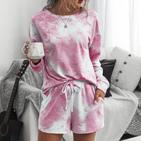 Casual women Home Comfortable and Fashionable Printed Ladies Suit two piece set jumpsuits Elastic Waist rompers womens jumpsuit