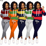 Plus Size 2 TWO PIECE SET Women Hoodies Clothing Costumes Joggers Top and Pants Track Suits Sweatsuits Jogging Femme Outfits