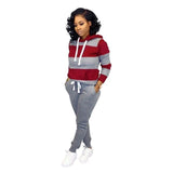 Plus Size 2 TWO PIECE SET Women Hoodies Clothing Costumes Joggers Top and Pants Track Suits Sweatsuits Jogging Femme Outfits