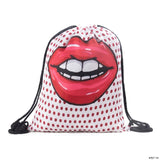 Children Birthday Party Favors Cartoon School Backpacks Girls Drawstring bag String Drawstring Backpack Women Backpack