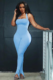 Elegant Halter Stacked Rompers Womens Jumpsuit Sexy Backless Bandage Slite Hem Flare Pants Leggings Bodycon Body Jumpsuit Women