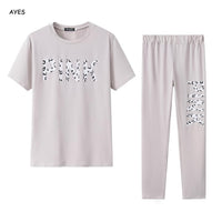 Women Set PINK Letter Print Sweatsuit Women Casual Plus Size Tops Skinny Pants Sweat Suit Two Piece Tracksuit 2 Piece Set S-XXXL