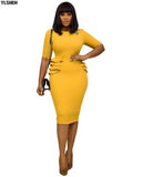 African Dresses for Women Dashiki Robe Africaine Femme 2020 Ankara African Clothes Slim Evening Party Dress Clothing Plus Size