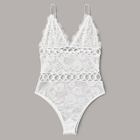 New Fashion Lace transparent bodysuits 2020 sexy lady bodysuit women clothes Solid strap female jumpsuit ropa mujer body mujer