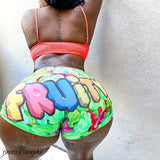 CZCCWD Thicker Than A Snickers Sexy Beach Women Cotton High Waist Elastic Pure Leggings Slim Length Bike Plus Size Legging Pants