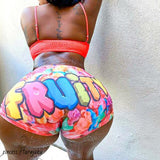 CZCCWD Thicker Than A Snickers Sexy Beach Women Cotton High Waist Elastic Pure Leggings Slim Length Bike Plus Size Legging Pants