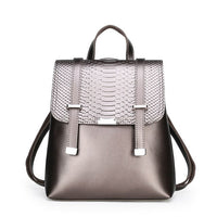 Fashion Alligator Backpack Women Shoulder Bag Leather Backpacks For Women Travel Bag Large Capacity School Bags For Teenage Girl