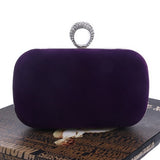 SEKUSA Clutch evening bags Crown rhinestones evening bags purse  shoulder bag for wedding Diamonds Lady Purse Mini Evening Bags