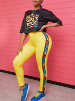 Two Piece Set Tracksuit Women Boat Anchor Print Plus Size 2 Piece Set Top And Pants Femme Clothes Elastic Waist Long Pants Set