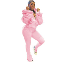 HAOYUAN Sexy Plus Size Romper Womens Jumpsuits Stacked Leggings Puff Sleeves Fall Clothes Hollow Backless One Piece Club Outfits