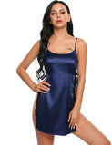 Hot Sexy Lingerie Womens Silk Lace Robe Dress Women Sleepwear Fashion Babydoll Nightdress Women Nightgown Night wear Sleepwear
