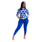 Plus Size 2 Two Pieces Sets Casual Vogue Autumn Winter Sweatshirts Jogger Tops + Pants Suits Women Clothing Outfits Tracksuits