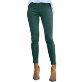Spring Women Pencil Pant Lace Up Waist Casual Women Pants Solid Multi-Pockets Plus Size Cargo Pants Slim Fit Trousers
