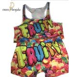 2020 Women Clothes Sexy 2 Two Piece Set Snickers Printed Sling Tube Top Biker Shorts Suit Bodycon Tracksuit Set Fitness Outfits