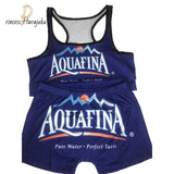 2020 Women Clothes Sexy 2 Two Piece Set Snickers Printed Sling Tube Top Biker Shorts Suit Bodycon Tracksuit Set Fitness Outfits