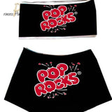 2020 Women Clothes Sexy 2 Two Piece Set Snickers Printed Sling Tube Top Biker Shorts Suit Bodycon Tracksuit Set Fitness Outfits