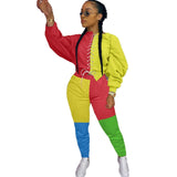HAOYUAN Two Piece Set for Women Fall Clothes Sweatshirt Crop Top and Joggers Tracksuit Lounge Wear Outfit 2 Piece Matching Sets