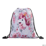Children Birthday Party Favors Cartoon School Backpacks Girls Drawstring bag String Drawstring Backpack Women Backpack