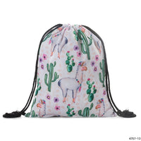Children Birthday Party Favors Cartoon School Backpacks Girls Drawstring bag String Drawstring Backpack Women Backpack