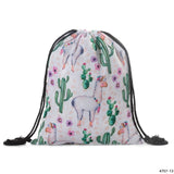 Children Birthday Party Favors Cartoon School Backpacks Girls Drawstring bag String Drawstring Backpack Women Backpack