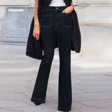 328.High Waist Women Jeans Buttons Female