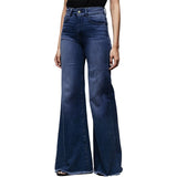 328.High Waist Women Jeans Buttons Female