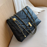 Small PU Leather Crossbody Bags for Women 2021 Winter Branded Handbags Female Trend Lady Designer Chain Women's Hand Bag